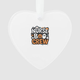 Nurse Boo Crew Halloween Gesundheitsheld Gruselig Ornament