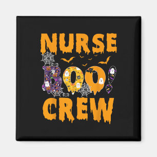 Nurse Boo Crew Halloween Nursing School Magnet