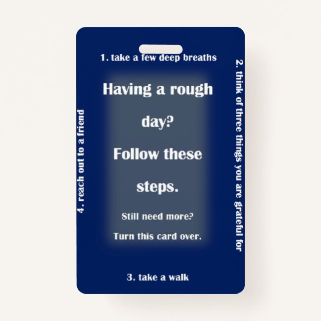 Nurse Burnout Badge Ausweis (Vorderseite)