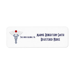 Nurse Caduceus/Book gehört: Personalize Name