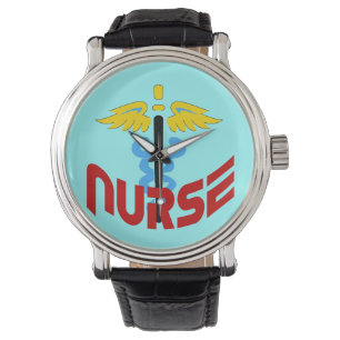 Nurse Caduceus (Hintergrund für benutzerdefinierte Armbanduhr