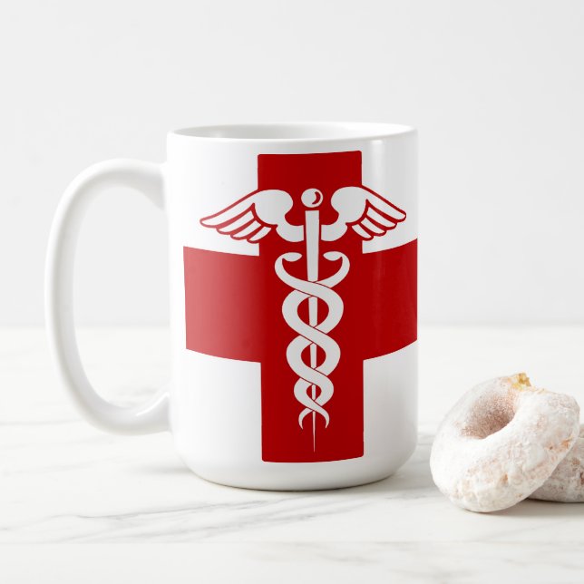 Nurse Caduceus Tasse (Mit Donut)