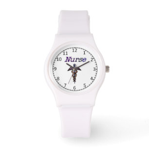 Nurse Caduceus Watch Armbanduhr