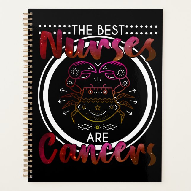 Nurse Cancer Birthday Nursing Student LPN RN Planer (Vorderseite)