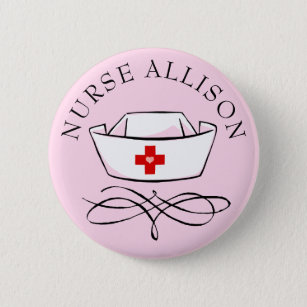 Nurse Cap Name Pink hinzufügen Button