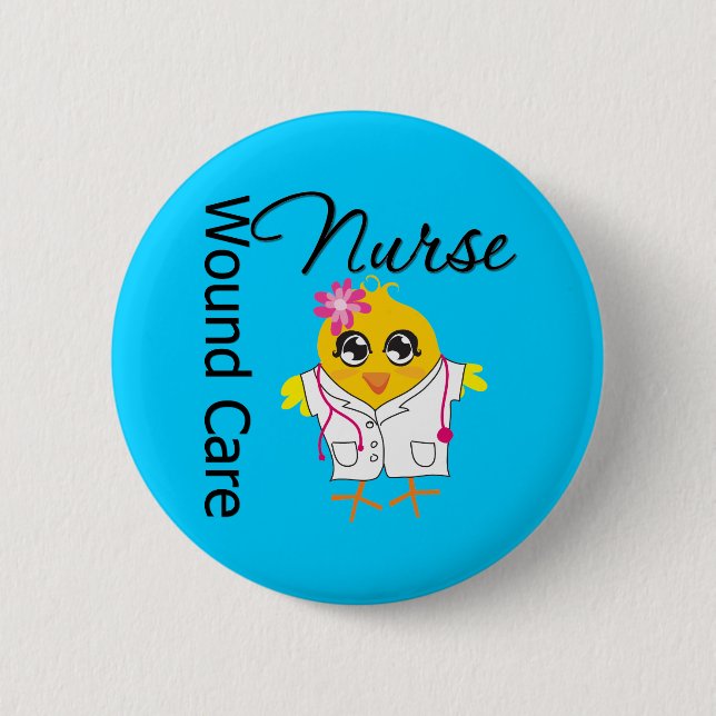 Nurse Chick v2 Wound Care Nurse Button (Vorderseite)