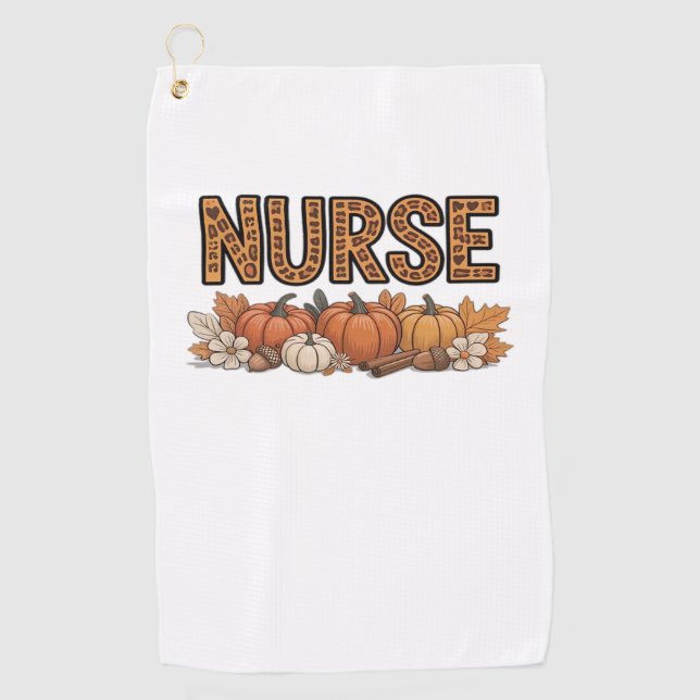 NURSE Classic T - Shirt Golfhandtuch (Vorderseite)