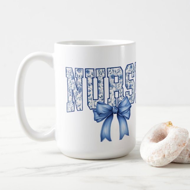 Nurse Coffee Mug Kaffeetasse (Mit Donut)