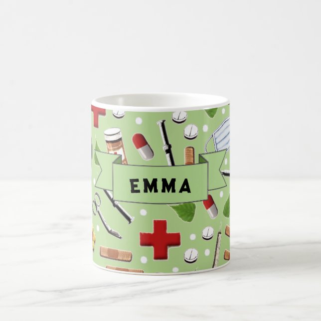 Nurse Coffee Tasse (Mittel)