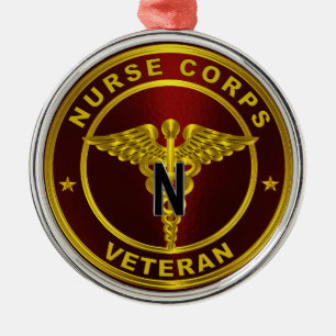 Nurse Corps Veteranen-Weihnachten Ornament Aus Metall