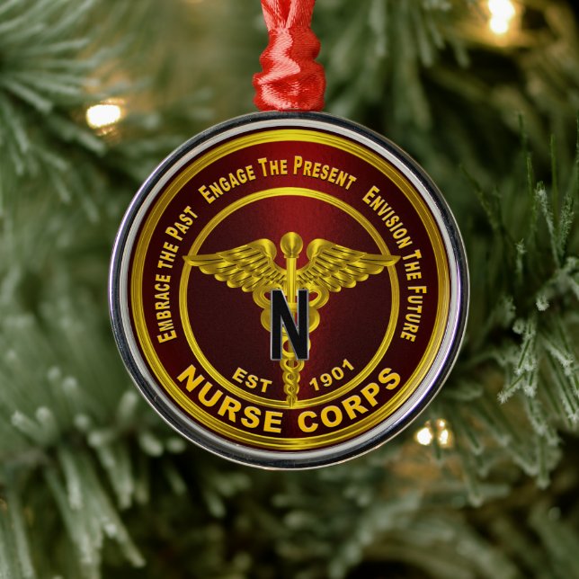 Nurse Corps Weihnachten Ornament Aus Metall (Baum)