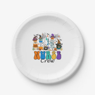Nurse Crew Halloween Pappteller