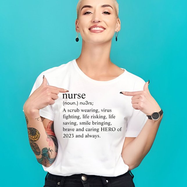Nurse Custom Funny Definition Geschenk T-Shirt (nurse t shirt)