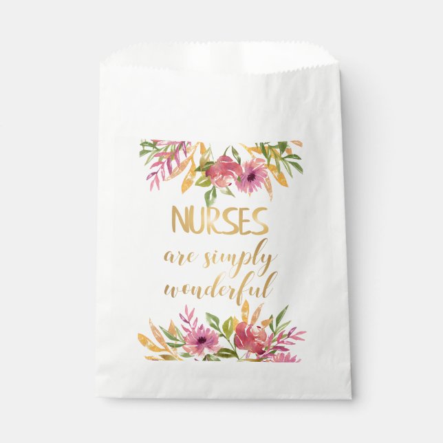 Nurse danke Ihnen Nursing Wertschätzung Geschenk Z Geschenktütchen (Vorderseite)