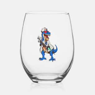 Nurse Dinosaur Nurse Weinglas Ohne Stiel