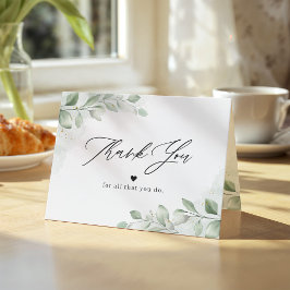 Nurse Doctor Healthcare Hero Greenery Eucalyptus Dankeskarte