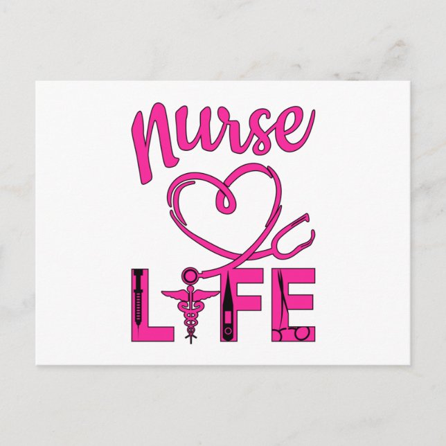 Nurse Doctor Hospital Nursing Medicine Gift Idea Postkarte (Vorderseite)