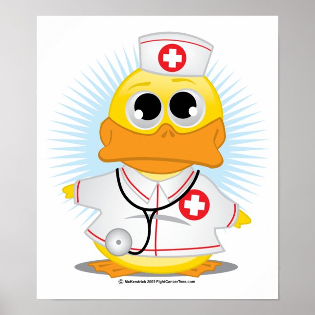 Nurse Duck Poster (Vorne)