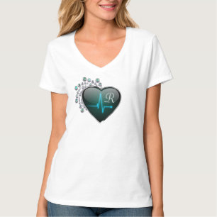 Nurse EKG Herzjuwel Medizin T-Shirt