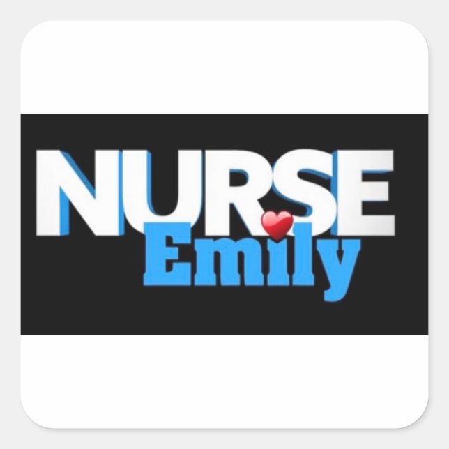 Nurse Emily Show Sticker (Vorderseite)
