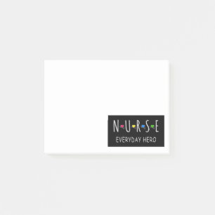 Nurse Everyday Hero Post-it Klebezettel