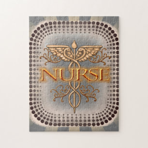 Nurse Extravagant Caduceus Puzzle