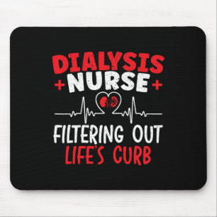 Nurse Filtering Heartbeat Mousepad