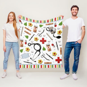 Nurse Fleece Blanket