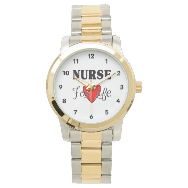Nurse For Life Armbanduhr (Vorderseite)