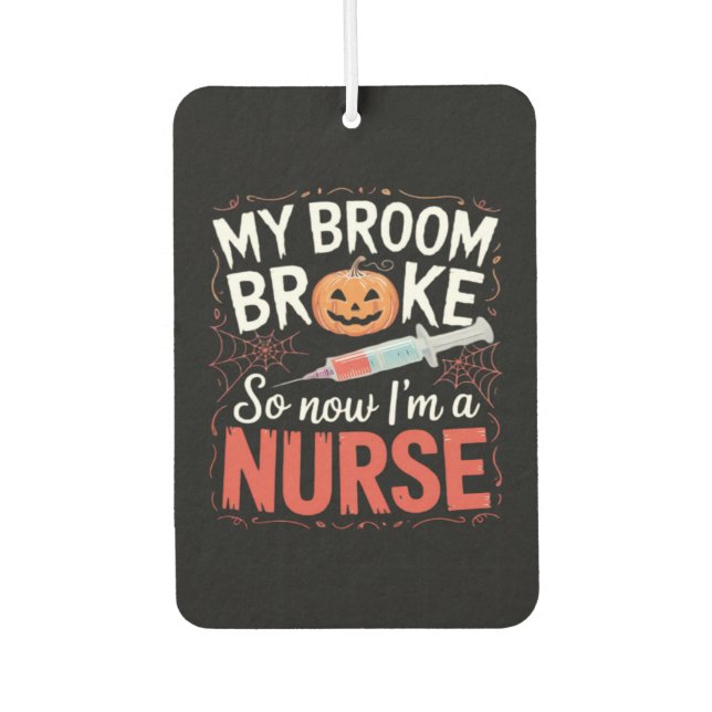 Nurse Funny Halloween Nursing Essential T-Shirt_1 Autolufterfrischer (Vorderseite)
