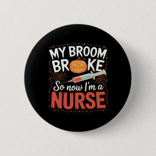 Nurse Funny Halloween Nursing Essential T - Shirt Button