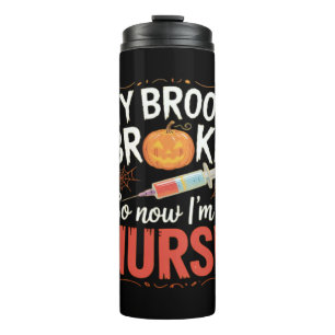 Nurse Funny Halloween Nursing Essential T - Shirt Thermosbecher