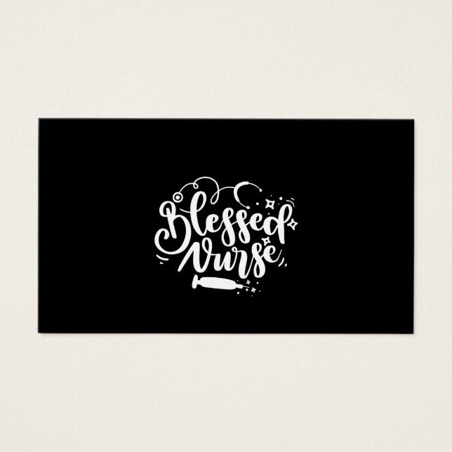 Nurse Geschenk gesegnete Krankenschwester (Vorderseite)