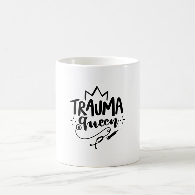 Nurse Geschenk Trauma Königin Kaffeetasse (Mittel)