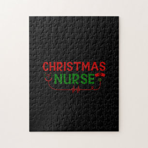 Nurse Geschenk Weihnachtskrankheit Puzzle