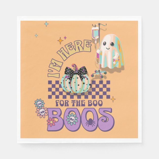 Nurse Ghost Funny Quote Coquette Standardessen Serviette (Vorderseite)
