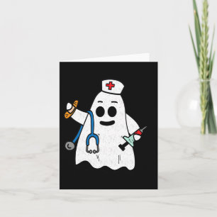 Nurse Ghost Scrub Niedliche Halloween-Kostüm für K Karte