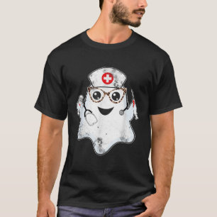 Nurse Ghost Scrub Top Halloween Kostüm für Kranken