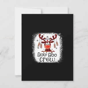Nurse Gift Boo Boo Crew Mitteilungskarte