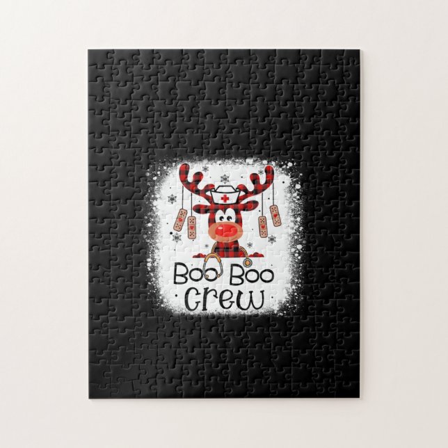 Nurse Gift Boo Boo Crew Puzzle (Vertikal)