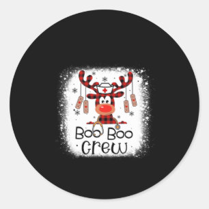 Nurse Gift Boo Boo Crew Runder Aufkleber