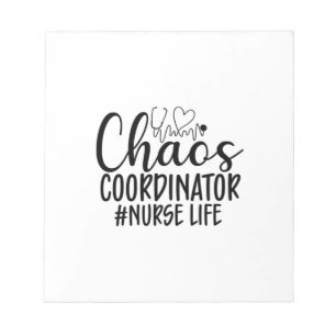 Nurse Gift Chaos Coordinator Nurse Life Notizblock