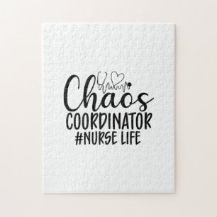 Nurse Gift Chaos Coordinator Nurse Life Puzzle