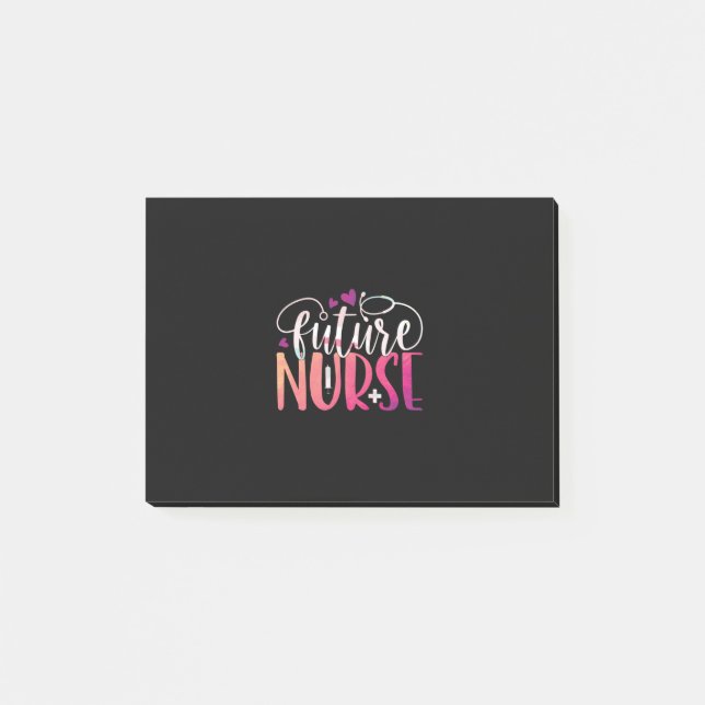 Nurse Gift | Future Nurse Post-it Klebezettel (Vorderseite)