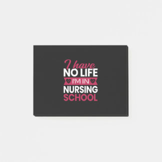 Nurse Gift | I Have No Life Im In Nursing Post-it Klebezettel