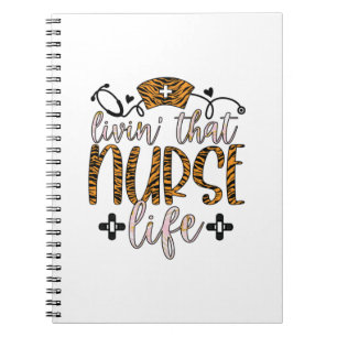 Nurse Gift Living That Nurse Life Notizblock