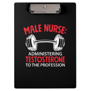 Nurse Gift Male Nurse Administrering Klemmbrett