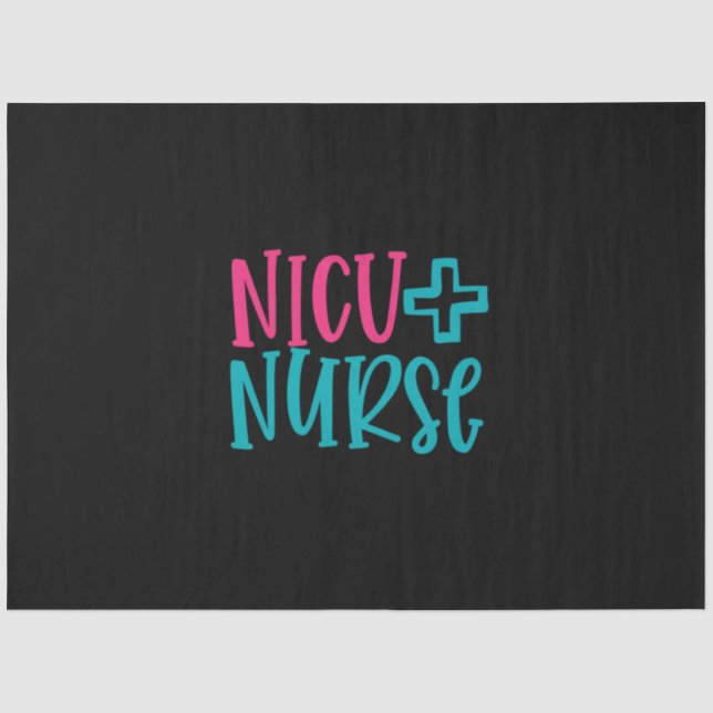 Nurse Gift | NICU Nurse Seidenpapier (Vorderseite)