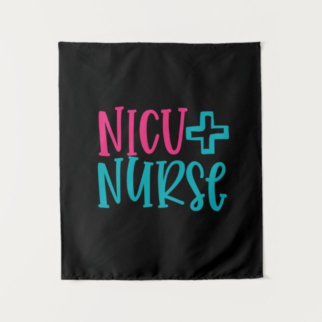 Nurse Gift | NICU Nurse Wandteppich (Vorderseite)