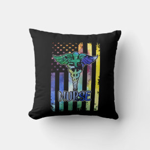 Nurse Gift Nurse American Flag Kissen
